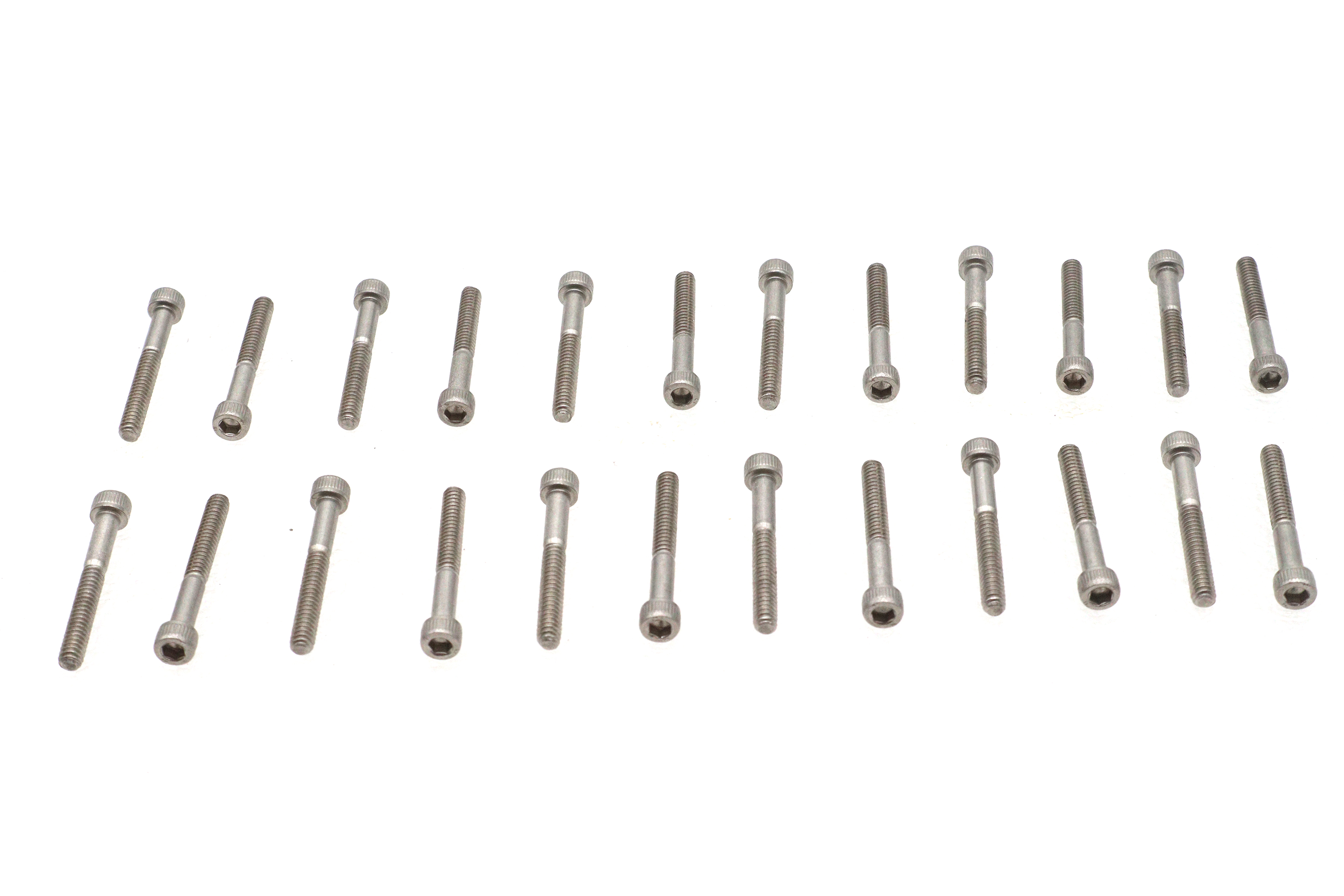 Stainless Steel Finned Cover Screw Set 24 Piece