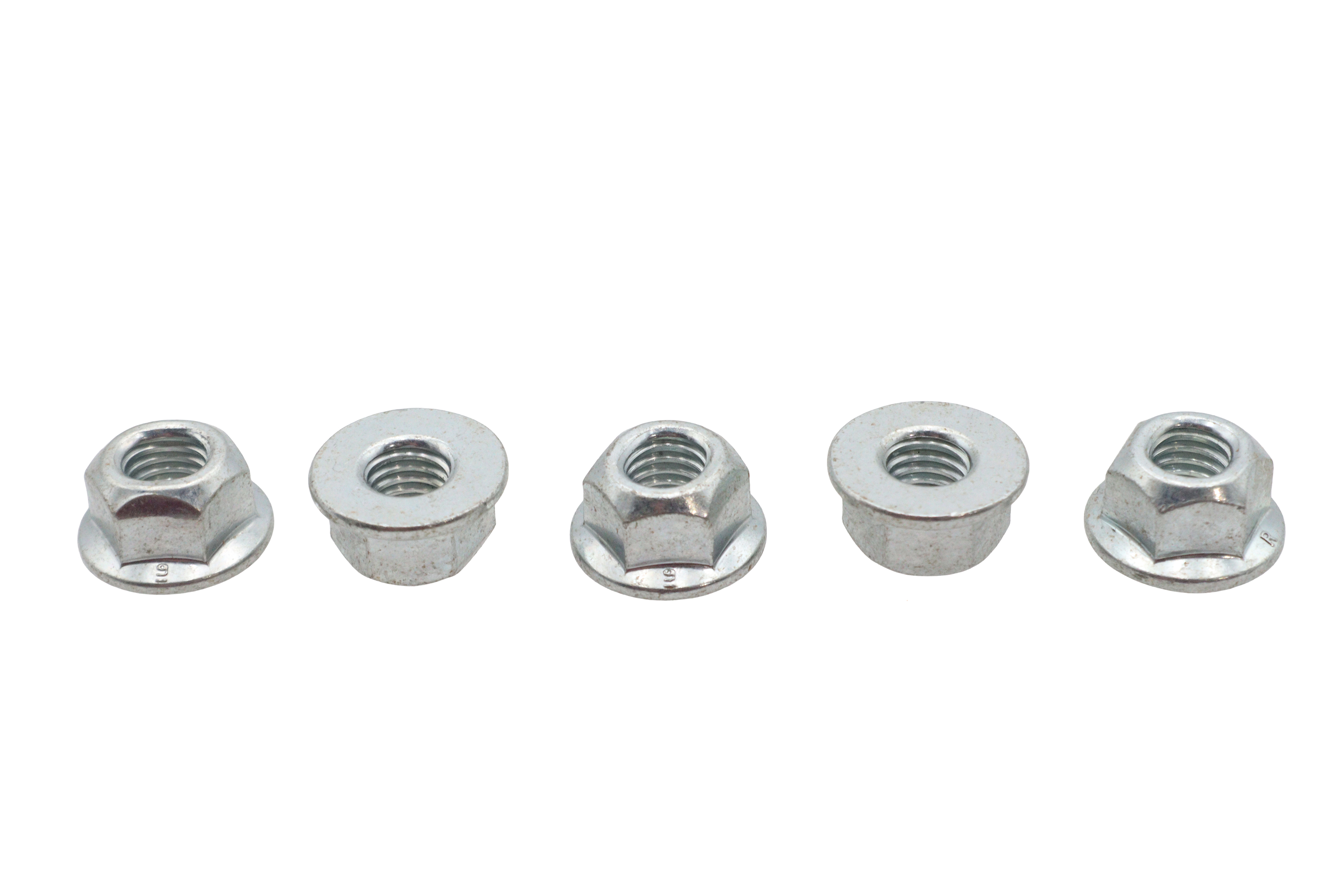 M8 x 1.25 Flange Nut Zinc