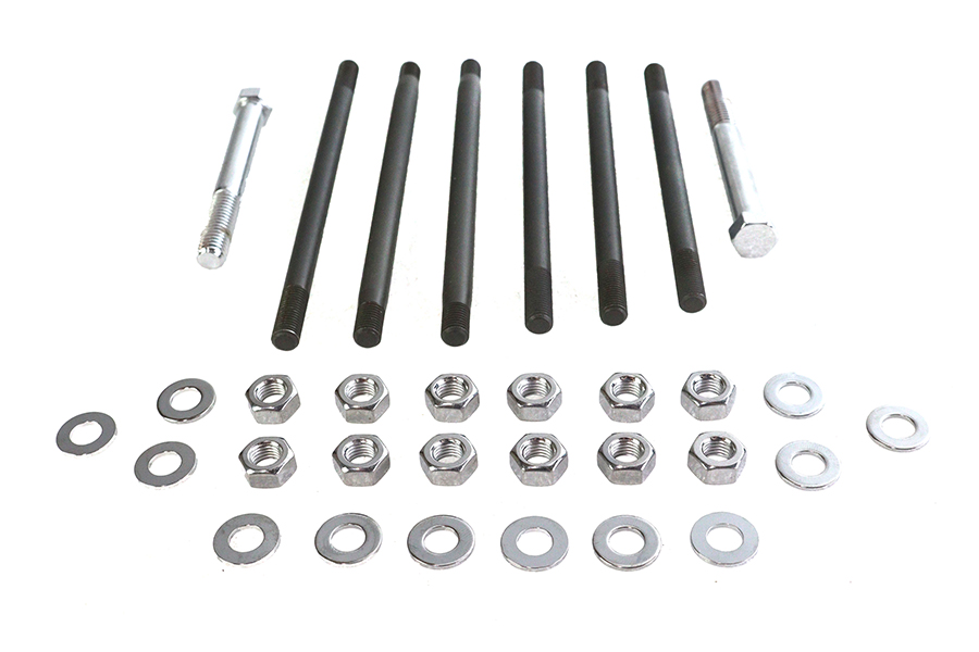 Chrome Stock Engine Case Bolt Kit