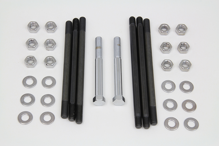 Chrome Stock Engine Case Bolt Kit