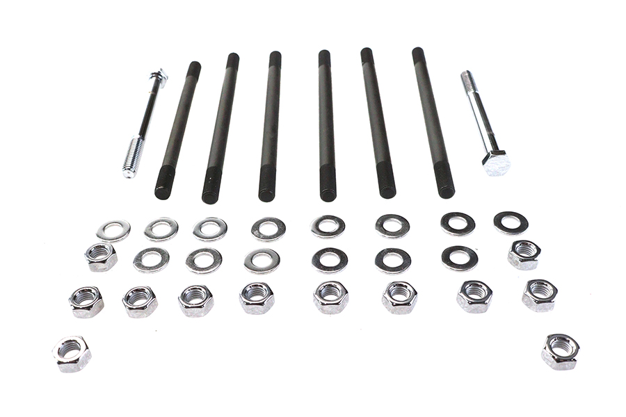 Chrome Stock Engine Case Bolt Kit