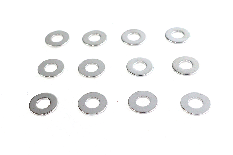 Chrome Flat Washer 1/4"ID