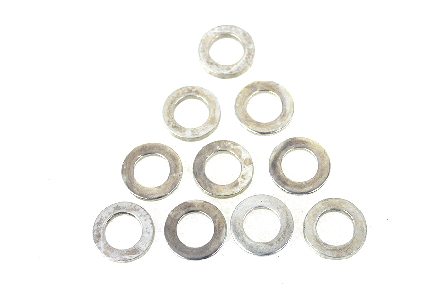 VTwin Colony Cadmium 10 Pack Shovelhead Engine Head Washers 1948-1985 Harley FL