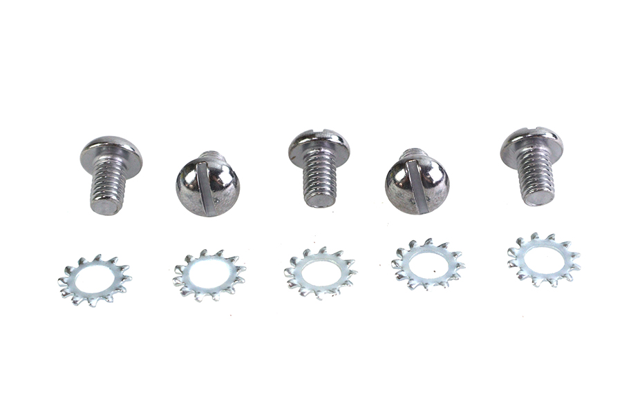 Chrome Wheel Hub Star Cover Screws