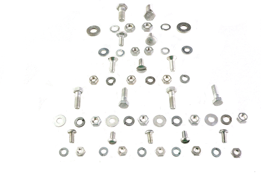 Cadmium Rear Fender Mounting Kit