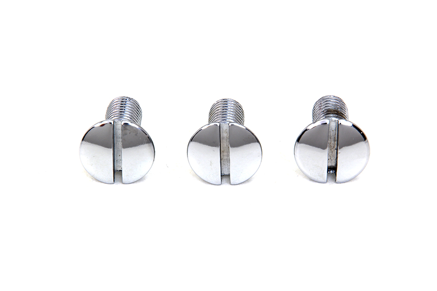 Chrome Left Side Oval Head Screws
