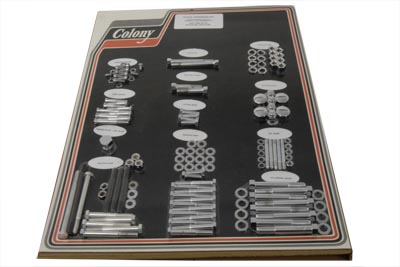 Stock-Style-Hardware-Kit-Chrome-fits-Harley-Davidson-V-Twin-8316-CHR