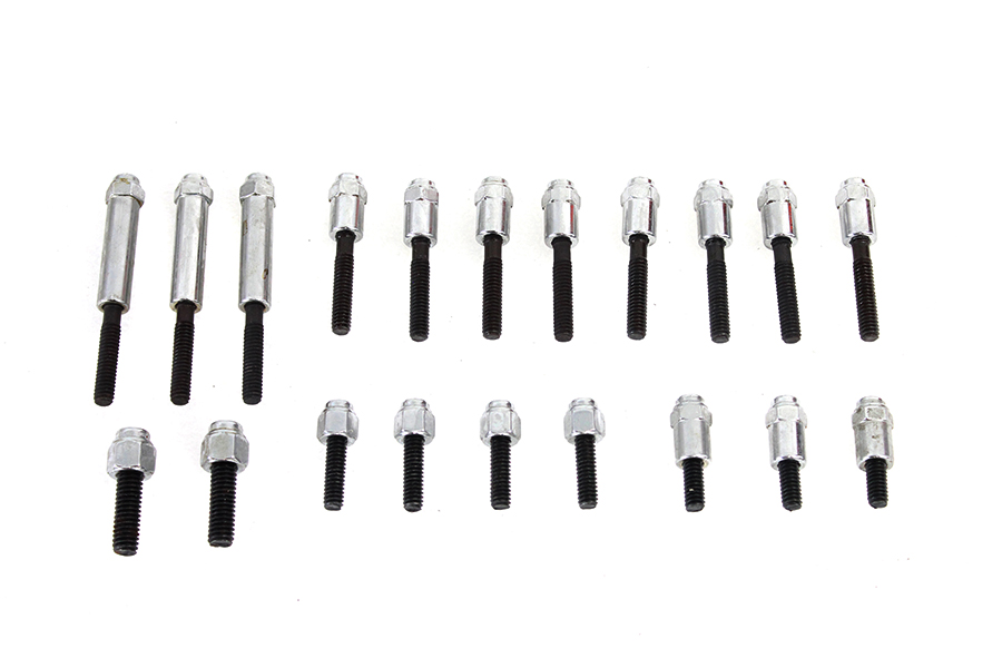 *UPDATE Chrome Primary Cover Screw Kit Cap Style