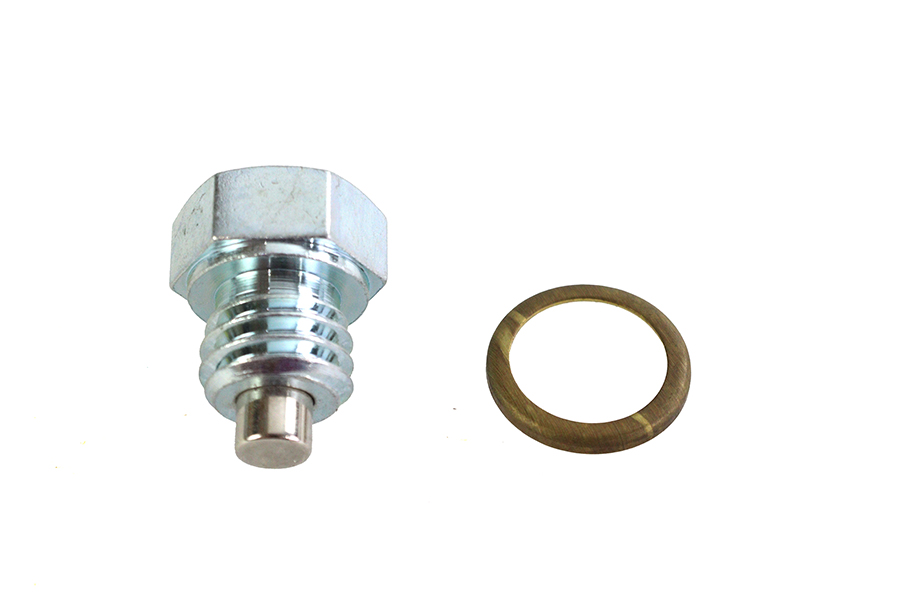 Magnetic Drain Plug with Brass Gasket