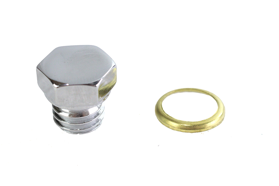 Transmission Engine Drain Plug 1/2" X 13 Thread Chrome