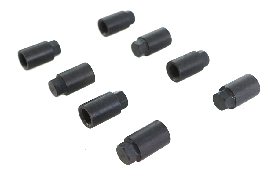 Colony Hi-Torque Cylinder Base Nut Set For Harley Big Twin Pre-Evo – Black #8601-8