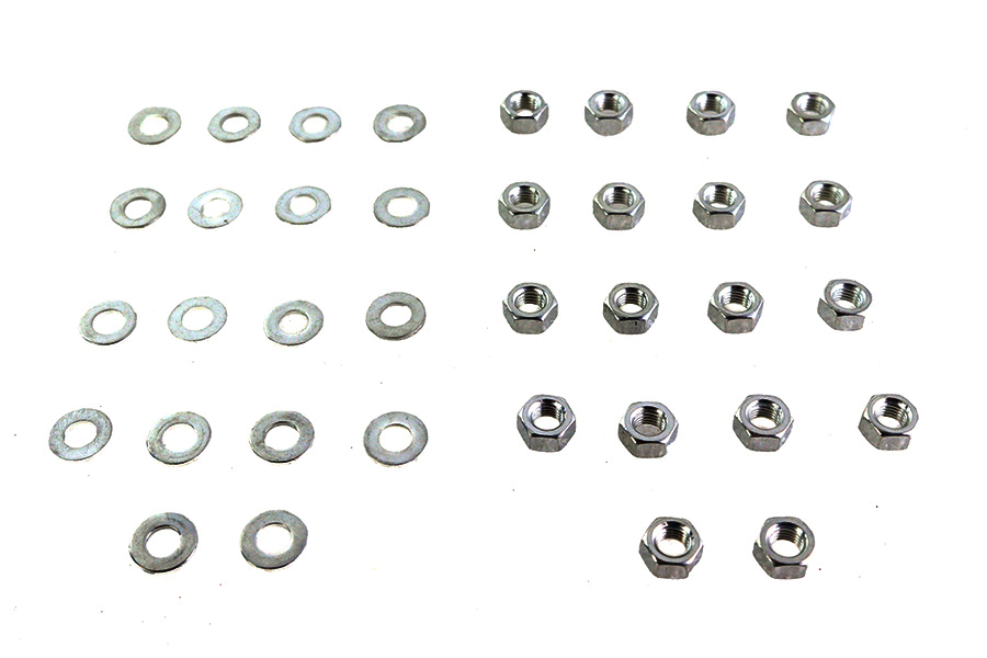 Cadmium Rocker Box Hex Nuts