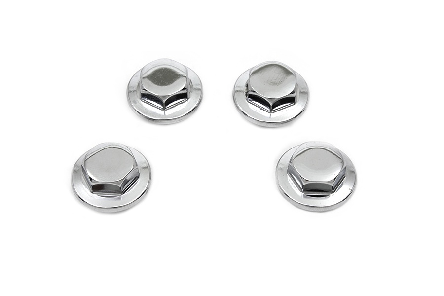 Rocker Shaft End Caps Chrome