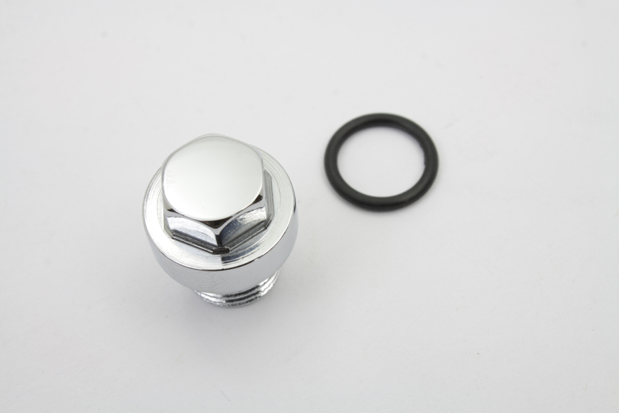 Tappet Oil Screen Plug Chrome fits Harley Davidson - Picture 2 of 4
