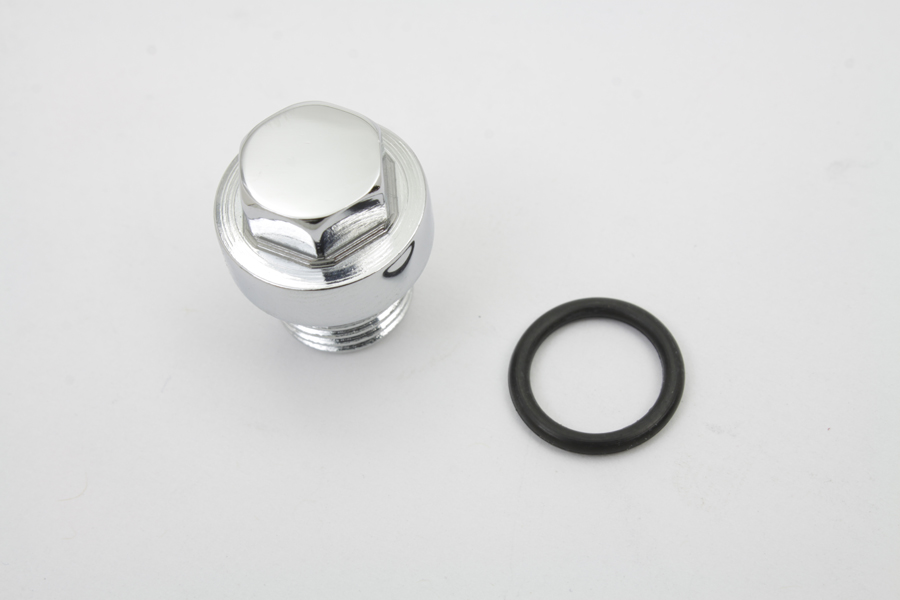 Tappet Oil Screen Plug Chrome fits Harley Davidson - Picture 3 of 4