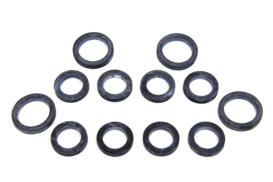 Harley Ironhead Sportster Pushrod Cover Seal Kit (1957-1985) - Full Rubber Seal Set