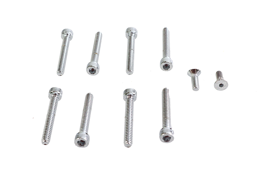 Handlebar Switch Housing Allen Screws Chrome