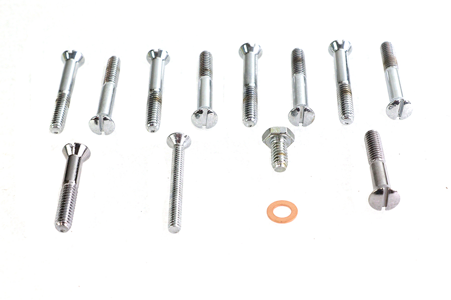 Primary Cover Screw Kit Chrome