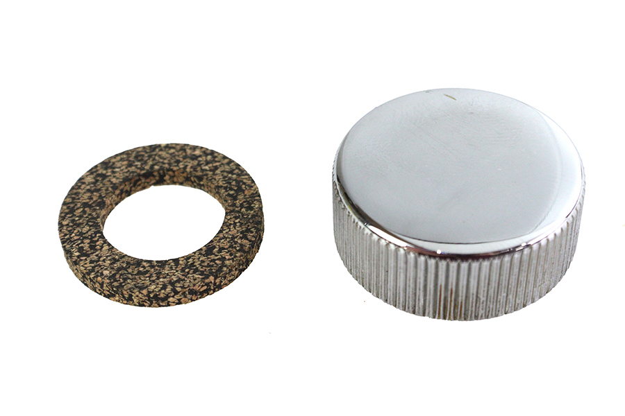 Fuel Filter Strainer Cap Chrome