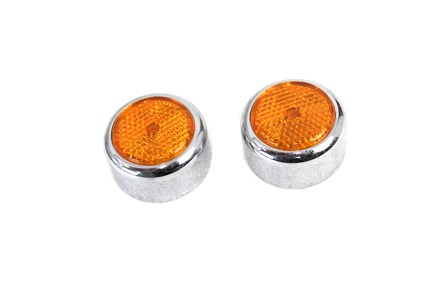 Swingarm Pivot Bolt Cover with Amber Reflectors