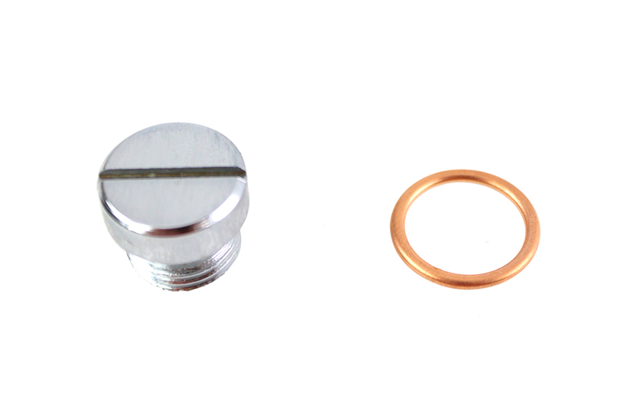Oil Pump Screen Plug Chrome