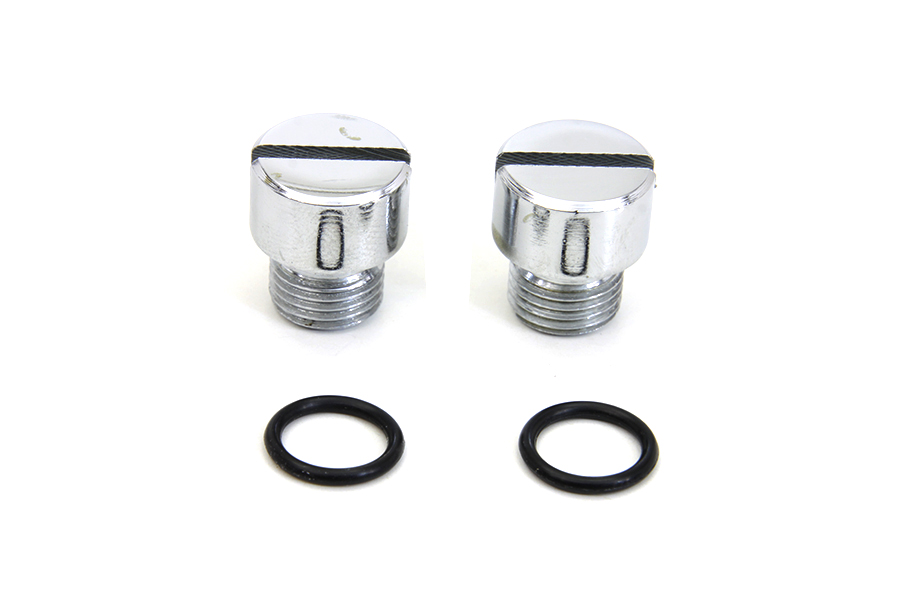 Oil Pump Check and Relief Valve Plug Chrome