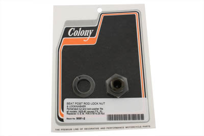 Seat Post Rod Lock Nut and Lock Washer