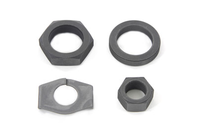 Parkerized Rear Axle Nut and Lock Kit