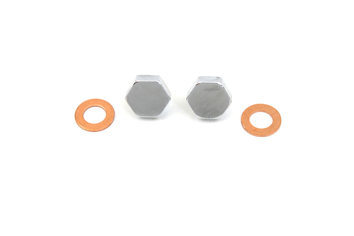 Chrome Fork Slider Drain Screws