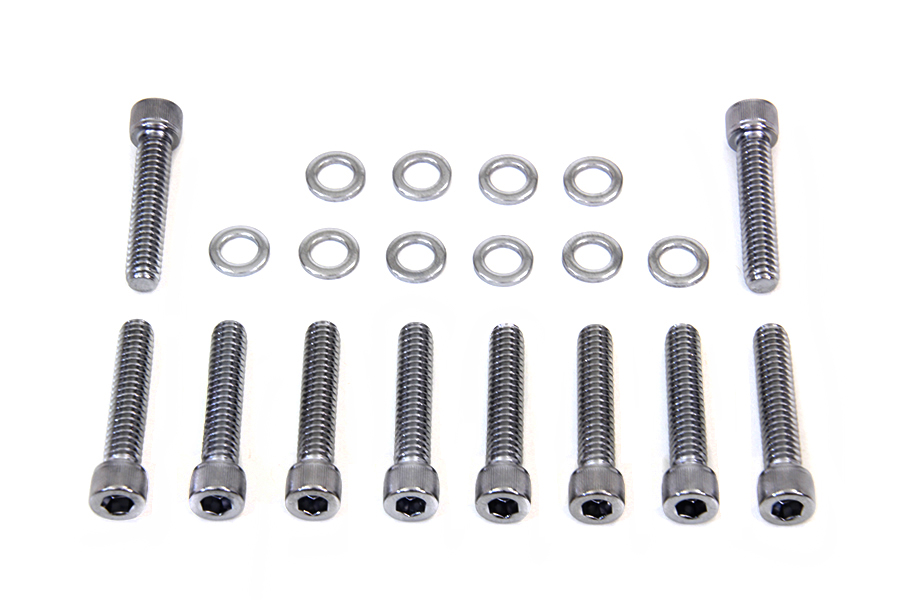 Cam Cover Mount Kit Chrome
