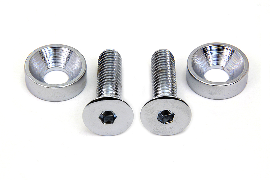 Chrome Screw Set for Motor Mount to Cylinder Head