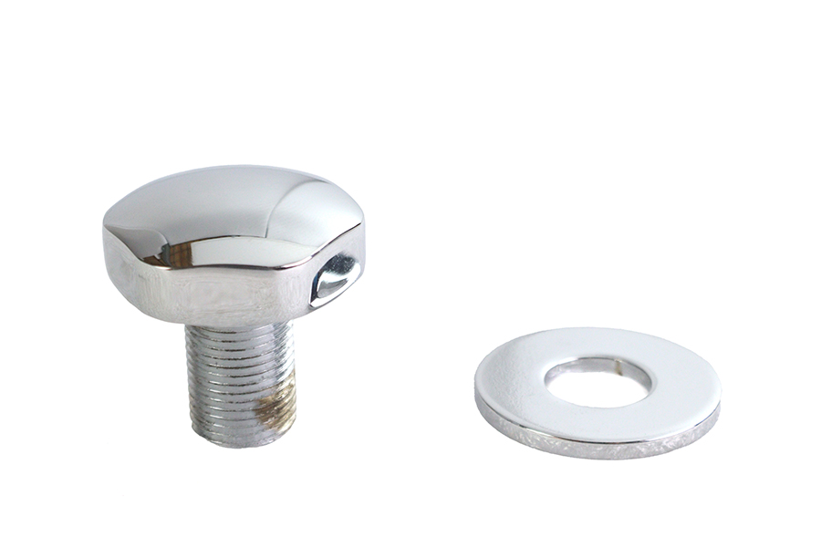 Fork Triple Tree Stem Nut Domed Chrome