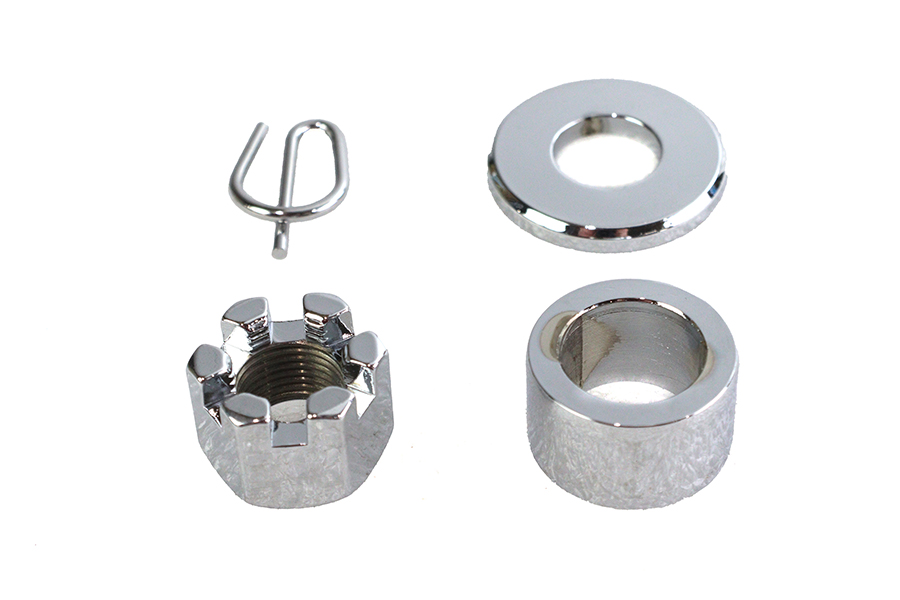 Rear Axle Spacer Kit Chrome