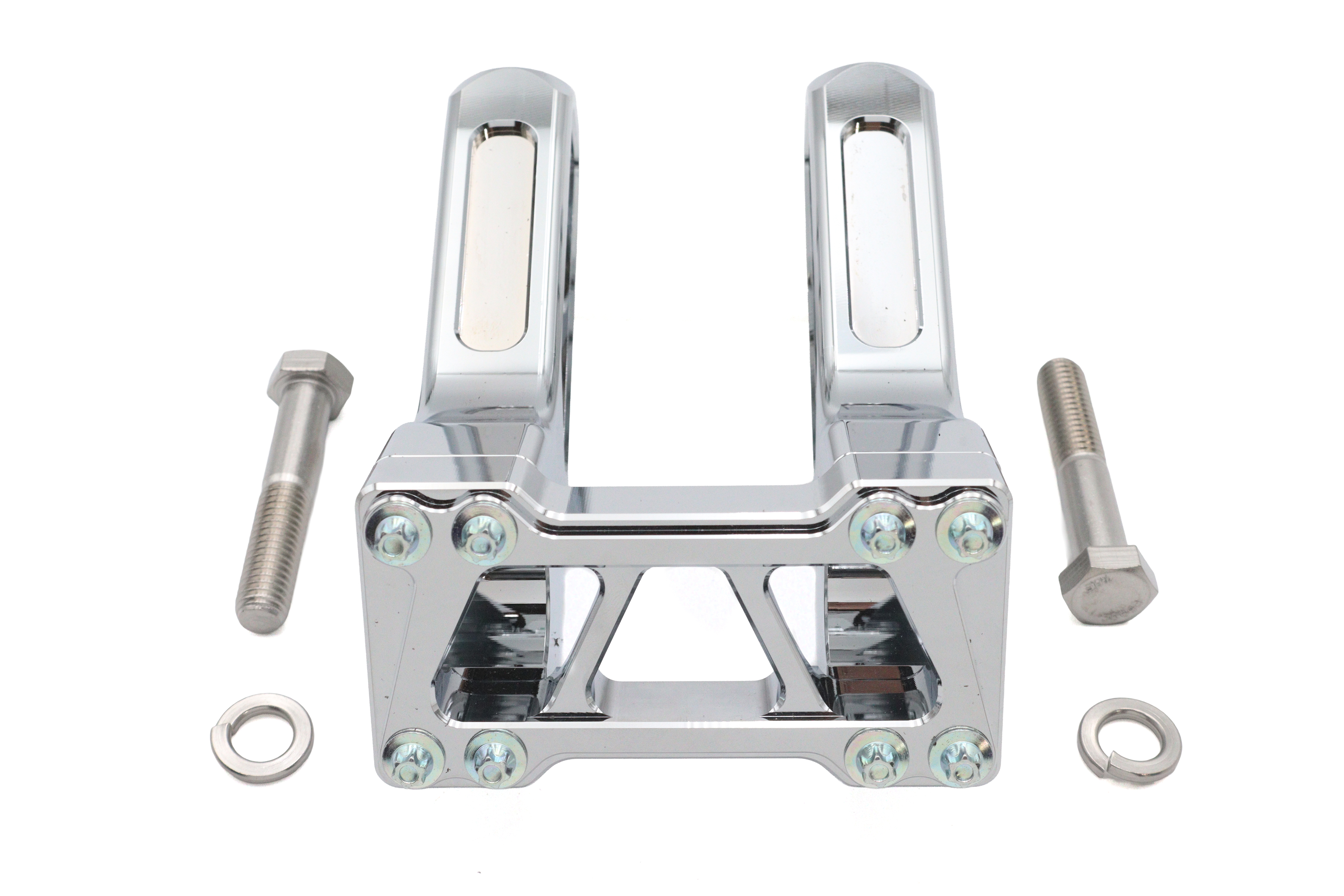 Wyatt Gatling 6" Pirate Style Riser Set Chrome