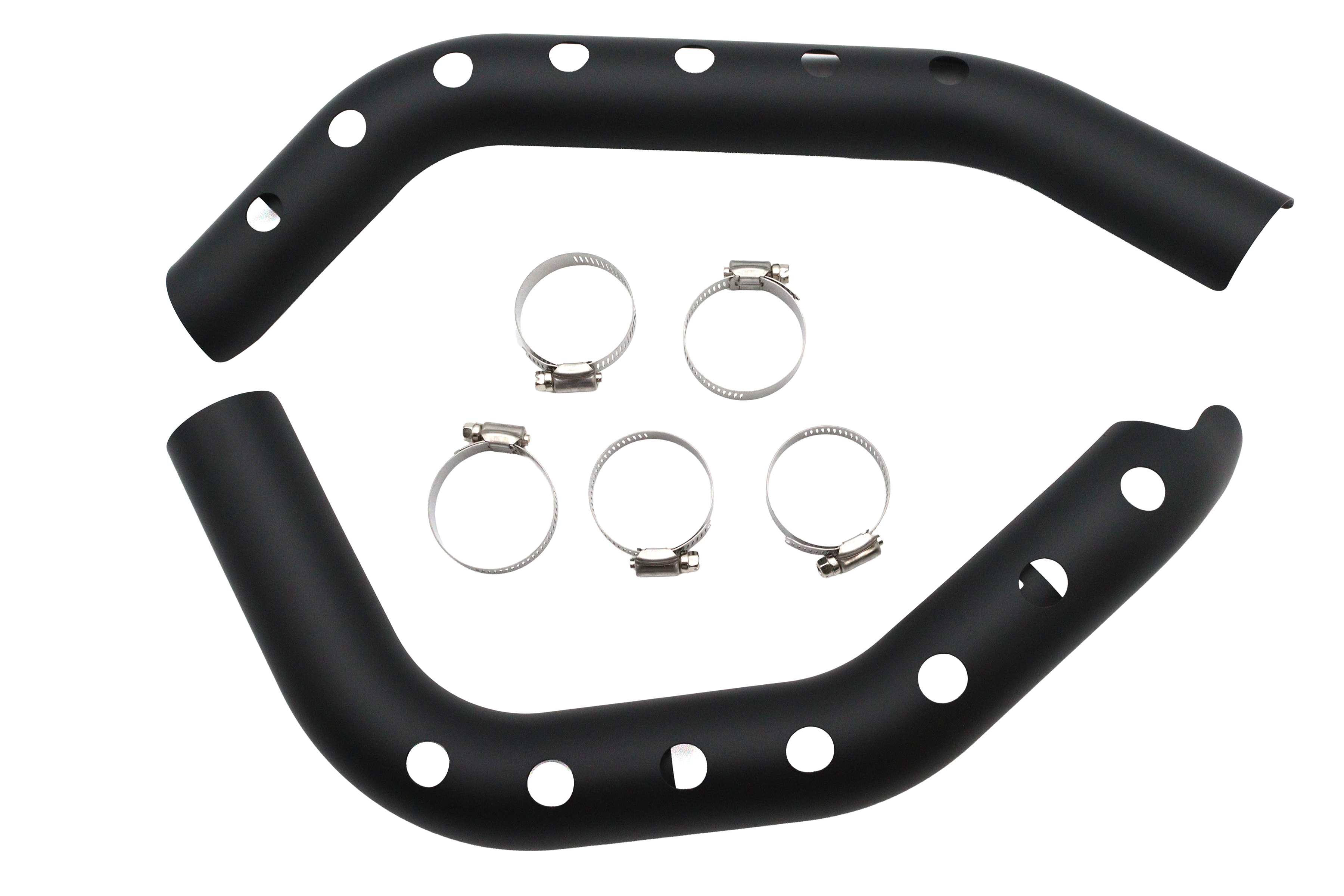 Drag Exhaust Pipe Heat Shield Set