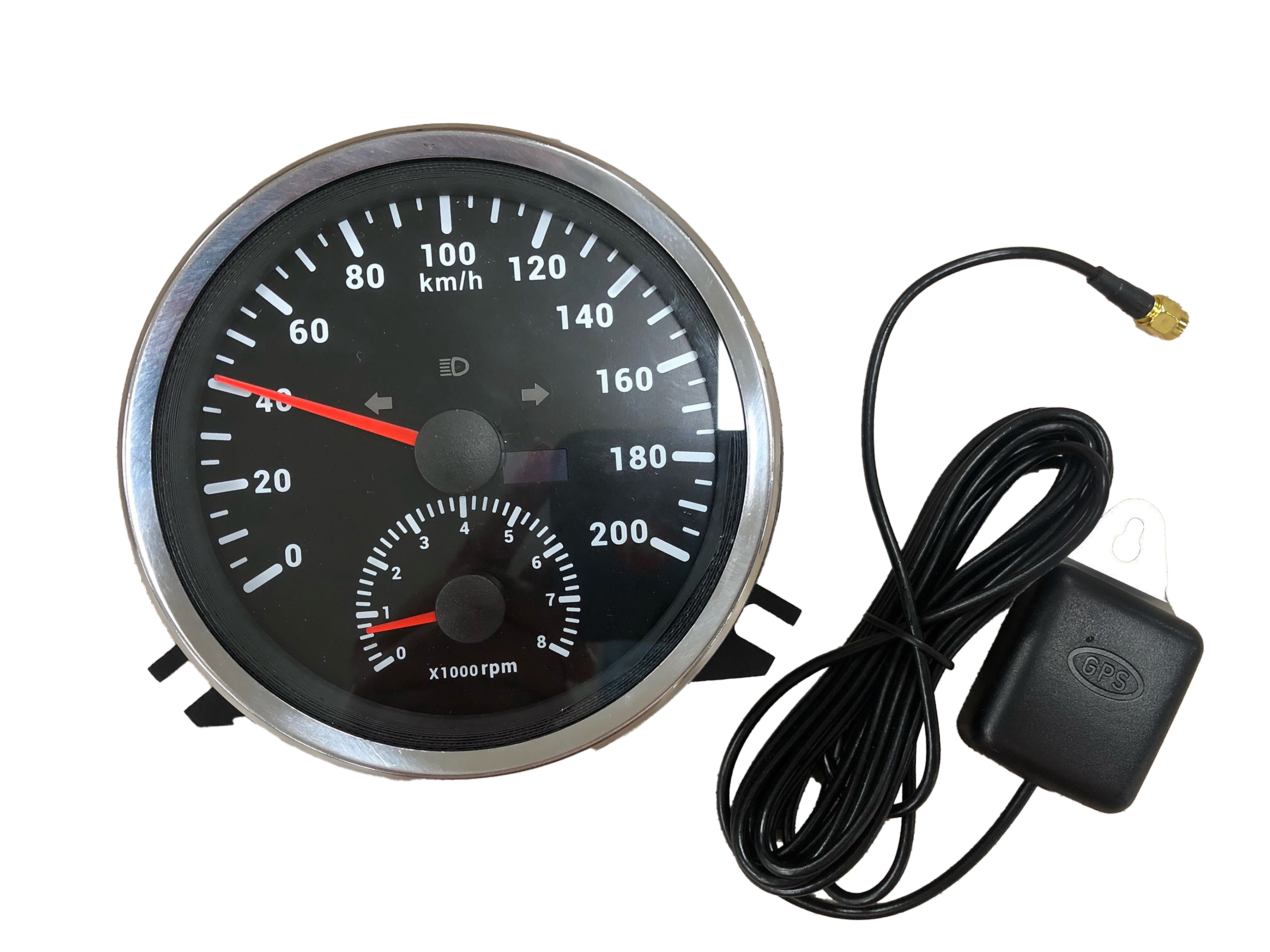 5" GPS Speedometer and Tachometer Gauge